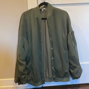 Alo mesh bomber jacket